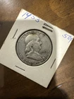 1953-D Franklin Half Dollar 50 Cent Piece. 90% Silver and ready for grading.