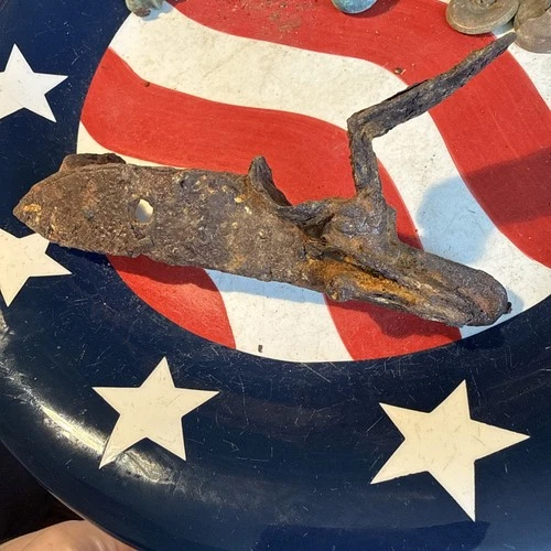 Dug Pre Civil War 💥 🇺🇸 💣 Flintlock Side plate Virginia Manufactory ?