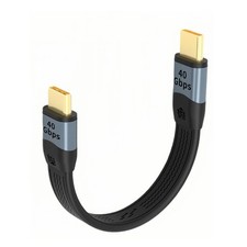 USB4.0 USB C to C Fast Charge Cable, 100W 40Gbps Data Transfer 8K Video Soft FPC