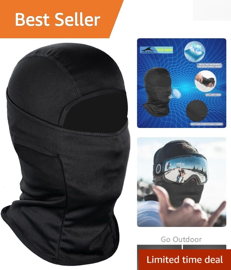 Versatile Balaclava: Lightweight UV Protector for Skiing, Snowboarding & Cycling