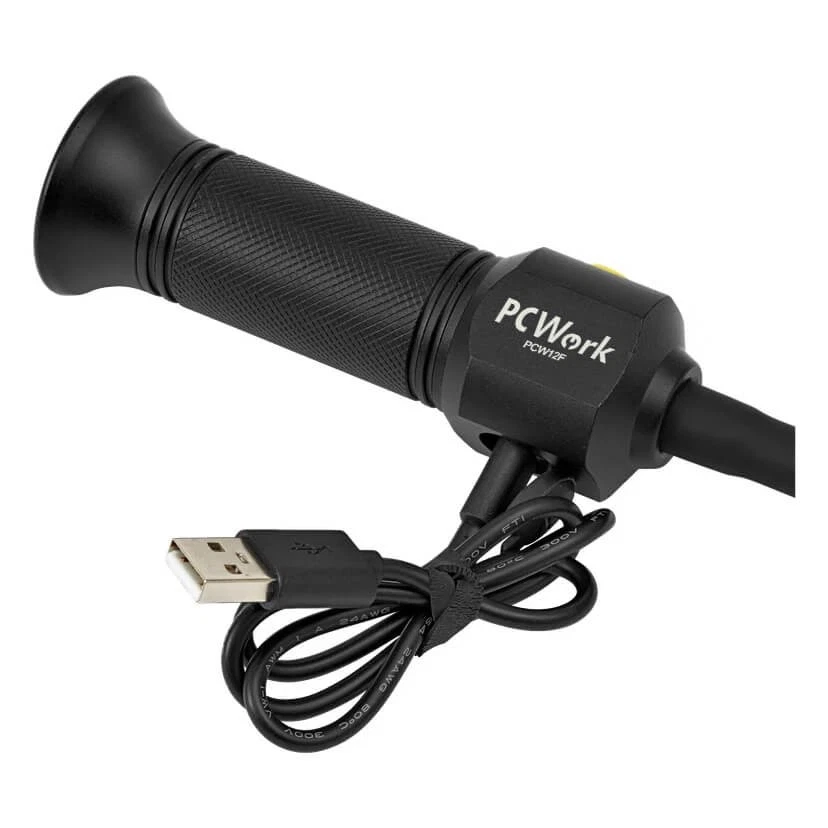 LED Arbeitslampe aufladbar Schwanenhals Magnet Werkstatt Lampe 400lm USB-C Akku - Bild 4 von 4