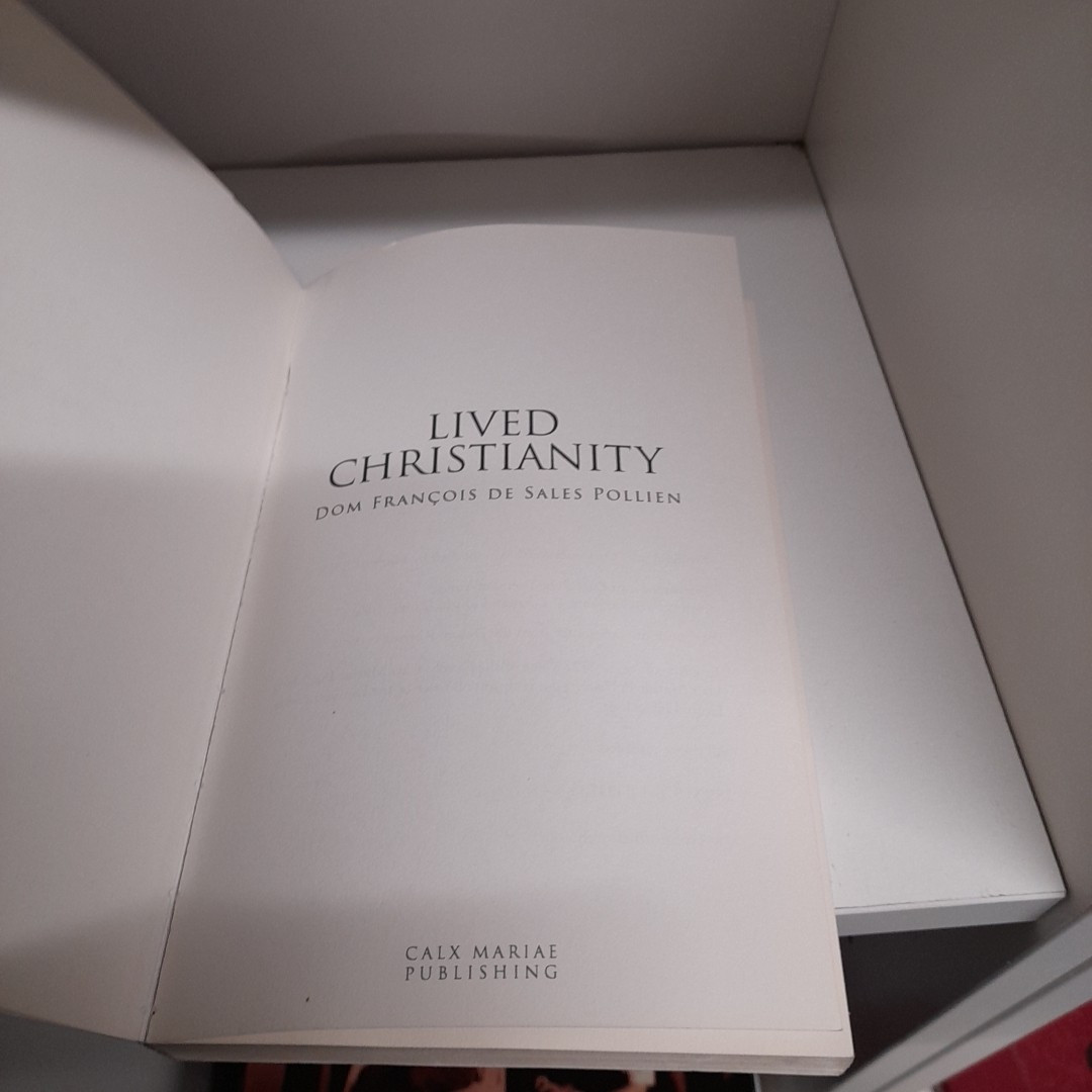 Lived Christianity by Dom Francis de Sales Pollien [Paperback, 194 pages] N9 - Picture 4 of 7