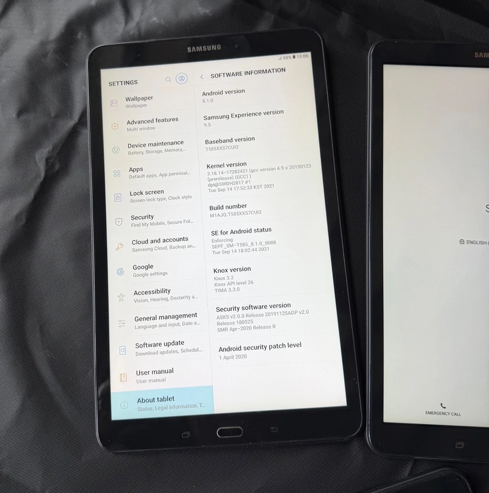Samsung Galaxy Tab A Tablet 16GB Black Android Tablet SM-T485  4G LTE WiFi Table, photo 3 of 5