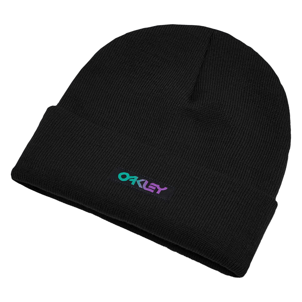 Oakley B1B Gradient Patch Beanie Blackout Unisex Casual Urban Hat