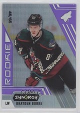 2020-21 Upper Deck Synergy Rookie Purple 46/65 Brayden Burke #100 00q8