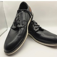 Bruno Marc Mens Oxford Shoes Black Brown Lace Up Perforated Dress Shoes