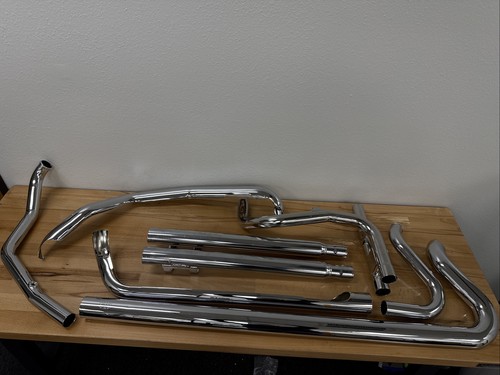 CobraSpeedster Duals Exhaust System w/Fishtail Tips Chrome - 6974