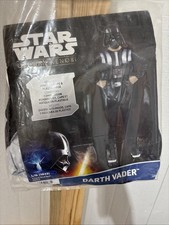 Star Wars Darth Vader The Force One-Piece With Cape Black Child Size L New