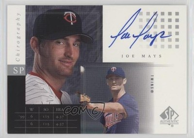2000 SP Authentic Chirography Joe Mays #JMa Auto sh7