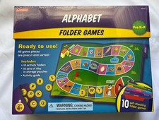 Lakeshore Alphabet Folder Game Library - Pre K-K FF197 Brand New