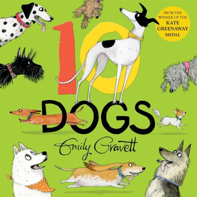 10 Dogs: A funny furry counting book by Emily Gravett HARDBACK 9781529028089