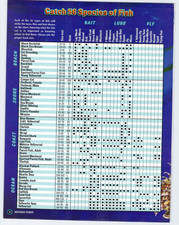 Vtg Print Ad Catch 56 Species of Fish Legend of the River King GBC 2001 Guide image