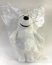 Promotional White Bear Mitsubishi Suzuki 10" Plush -New, Factory Sealed