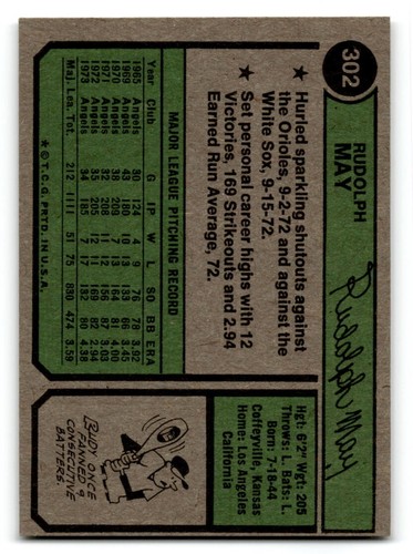 REVISED 1974 Topps Baseball #251-500 EX/MT to NM You Choose Complete Your Set - Picture 103 of 498