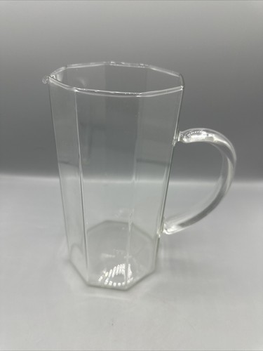 Jarra de vidrio transparente Octime vintage octogonal con mango Luminarc 44 oz - Imagen 4 de 8