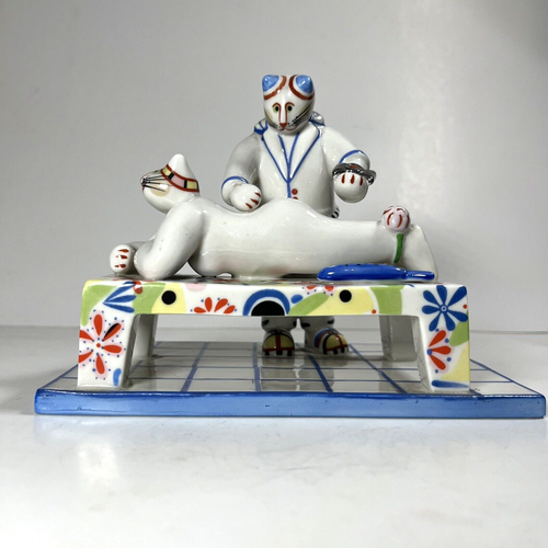Villeroy & Boch Benedikt and Friends WELLNESS Massage Porcelain Cats