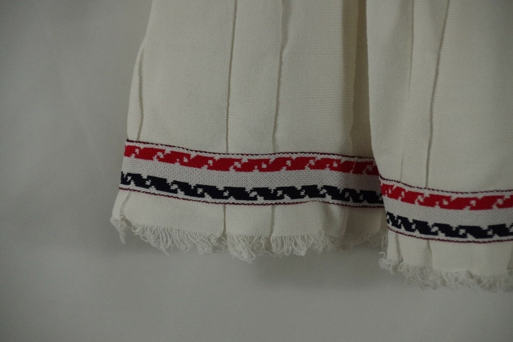 Red & Black Stripe Women's Tennis Skirt - Size Large