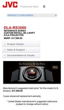 JVC Projector DLA-RS3000 reference series 