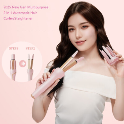 in Automatic Rotating Hair Curler Straightener 32mm Ceramic