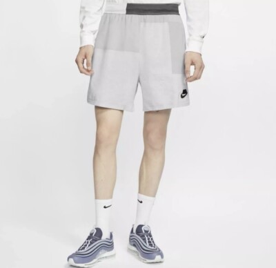 Nike Men s Sportswear NSW Shorts CJ5075 068 gray white black Medium