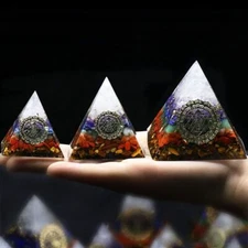 Orgone Pyramid Energy Generator Emf Protection Healing Meditation Orgonite X-LG