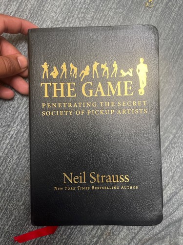 THE GAME 1st Edition Pickup Artists NEIL STRAUSS 2005 Leather Cover