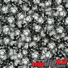 Hydrographics Film Hydro Dipping Water Transfer Print Film DD-938A Wired Skulls
