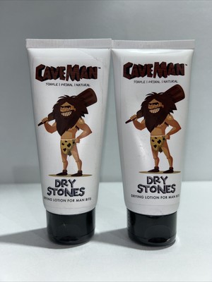 2 Sealed Cave Man Drying Lotion For Man Vite, Slightly Damaged Outer Packaging 