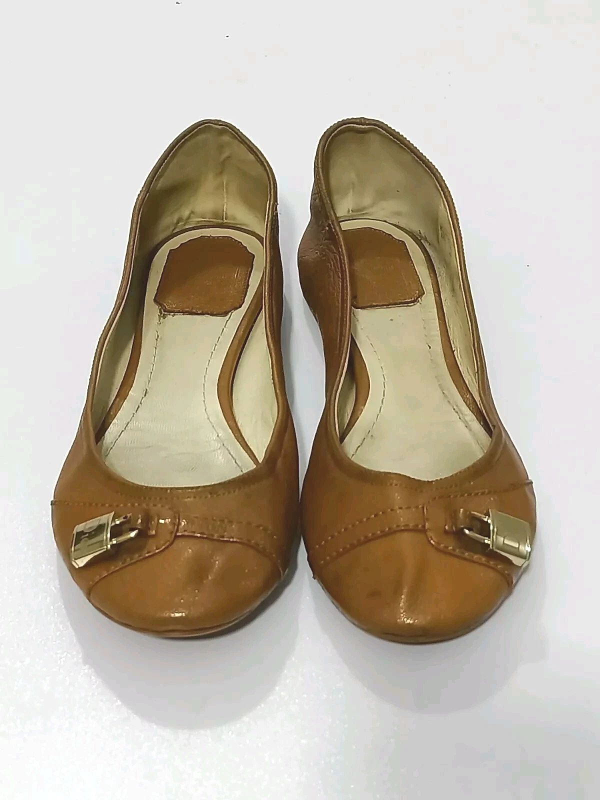 Escarpins plats en cuir marron DIOR TAILLE, EU39, US8,5,