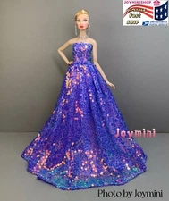 Dress For 11.5'' Fashion Doll Long Dress For Nuface FR Fashion Royalty Silkstone