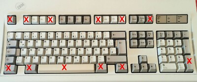 Pieds De Remplacement Blancs – Pour Clavier IBM Model M 1391403 – Fabriqué En France