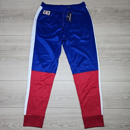 Neu Polo Ralph Lauren Herren Größe Medium Colorblock Trainingshose rot blau neu mit Etikett - Bild 4 von 10