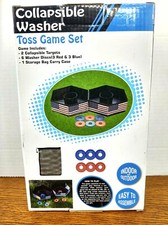 Collapsible Washer Outdoor IndoorParty Camping Beach Toss Game Carrying Case NIB