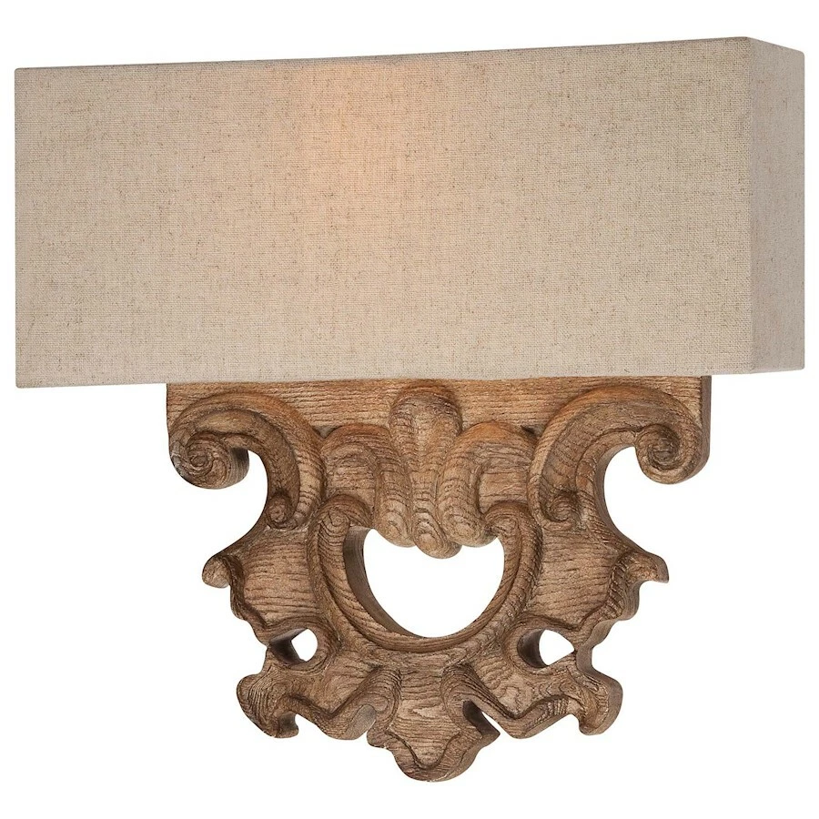Minka Lavery Abbott Place 2 Light Wall Sconce Classic Oak Patina