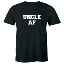 Uncle AF Men's T-Shirt Baby Announcement Reveal Soon To Be Uncle Gift for Him