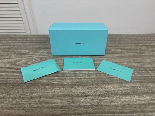Original Tiffany & Co leere Geschenkbox Präsentationsbox mit Garantiezertifikat - Bild 1 von 21