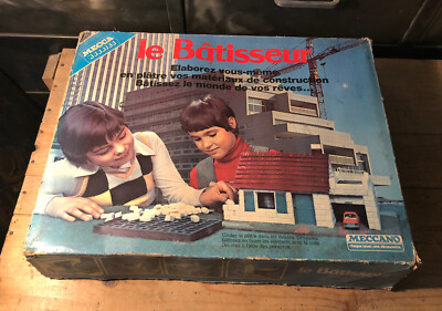 Jeu De Construction Meccano Le Bâtisseur HH510 Rare Vintage