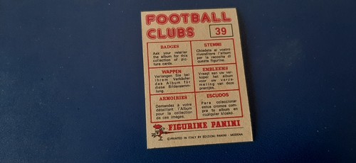 Figurine Panini Football Clubs 1975 con velina - Scegli dall'elenco - Zdjęcie 53 z 421