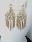 New Kirks Folly Gold Chandelier Earrings Leverbacks