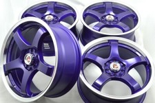 17" Purple Rims Element Elantra Kona Forte Tiburon Veloster 5x100 5x114.3 Wheels