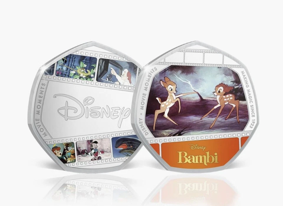 Disney Film Momente Bambi Geschenk Classics Sammel Limitierte Auflage Gold Coins - Bild 4 von 4
