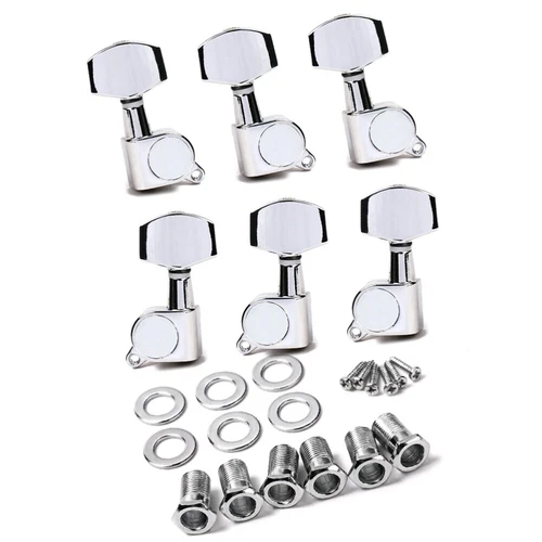  6 PCS Electric Guitar Head Locking Tuners Acoustic Machine Heads