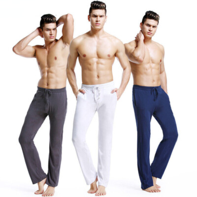Men's Winter Long Underwear Warm Pants Lounge Athletic Elastic