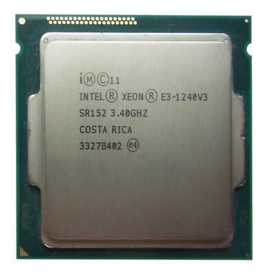 CPU XEON Quad Core 3.4 GHz E3-1240V3 SR152 1150 V26808-B9023-V11 34042079 * NEU