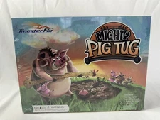 Roosterfin Mighty Pig Tug Family Board Game Card Game Of Tug Of War Board Game