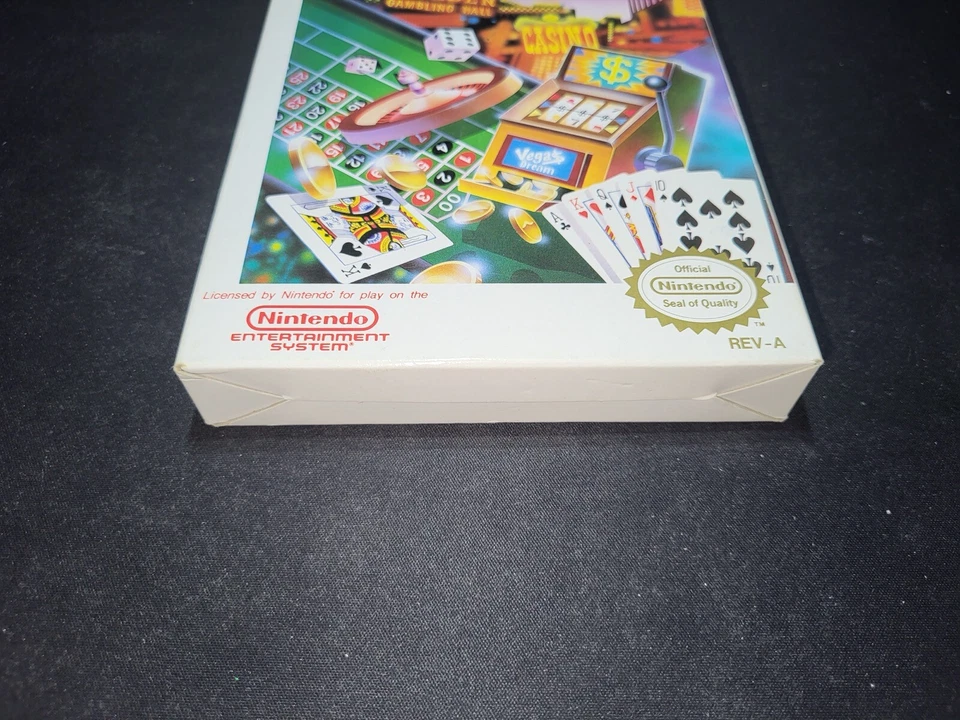 Vegas Dream Casino HAL Auténtico Nintendo NES EXCELENTE+ Estado COMPLETO y caja! Foto 3 de 4