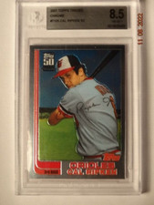 2001 TOPPS CHROME TRADED #T105 Cal Ripken '82 REPRINT BGS 8.5 MINT