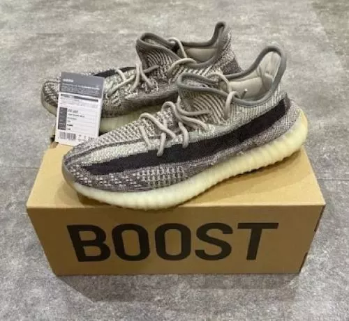 adidas Yeezy Boost 350 V2 Zyon FZ1267 Box 10.5 gray white beige