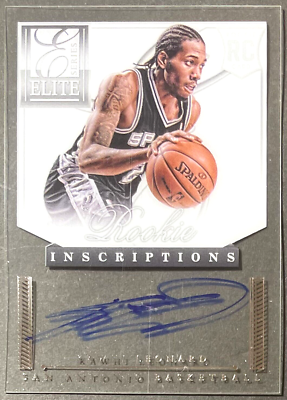 25シリKAWHI LEONARD 直筆サインPANINI