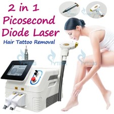 755 808 1064nm Diode Laser Hair Removal Nd Yag Pico Laser Tattoo Removal Machine